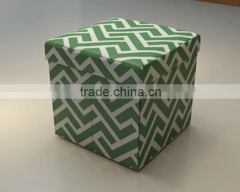 unfoldable beautiful colorful pouf ottoman