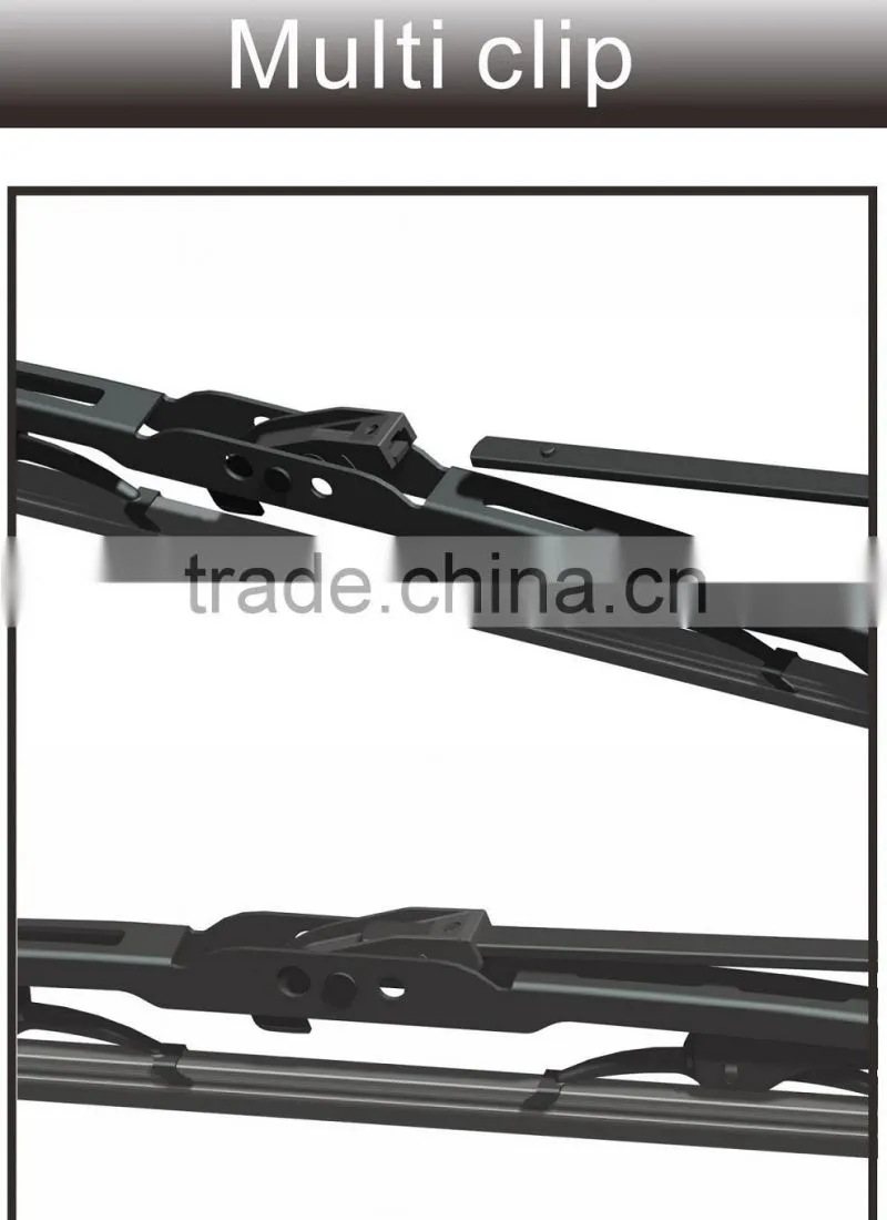 T550 Car Accessories Stainless Steel Windshield Wiper Blade