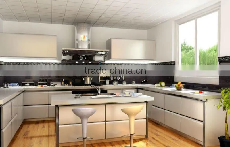 Modern design high quality bake painting kitchen cupboard