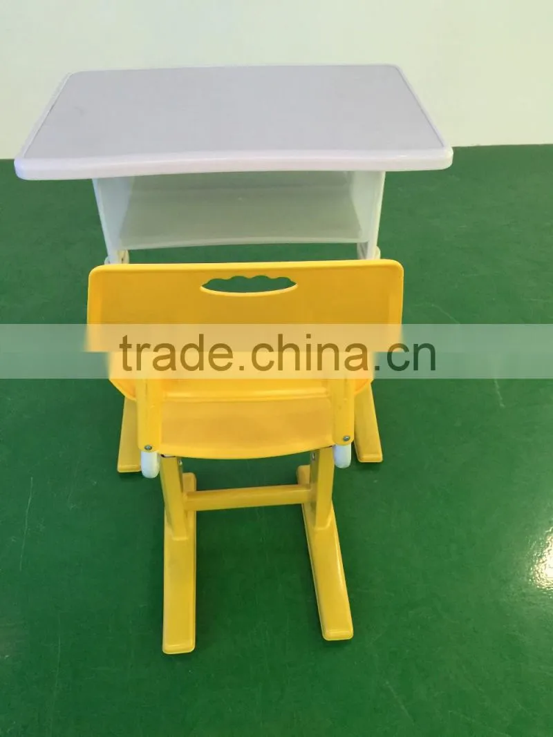 modern school desk and chair school furniture school desk with bench HXZY048