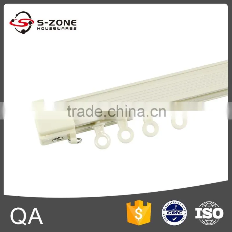 Building materials wall mounted bracket curtain track with carriers