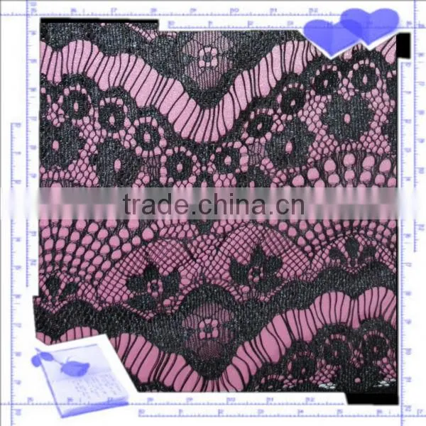 Hot sale chemical cotton lace fabric for clothing