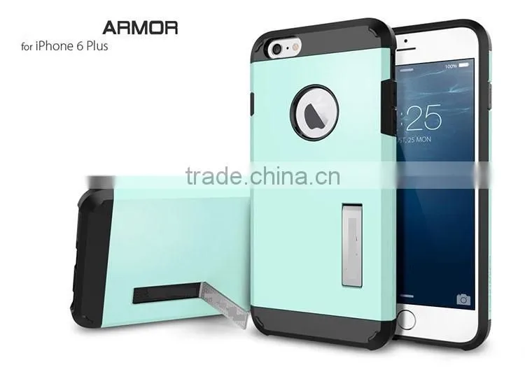 2016 new products for iphone 6 6s 2 in 1 armor tpu+pc back cover phone case