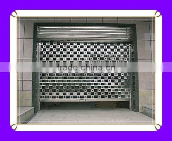 Cheap Automatic Windproof rolling door roll up door