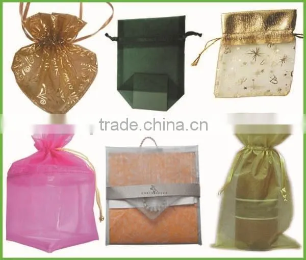 China New Products Black Organza Bag For Gift