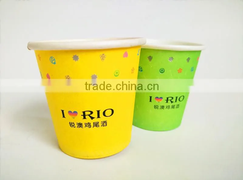 disposable tasting paper cup custom design competitive price and excellent quality