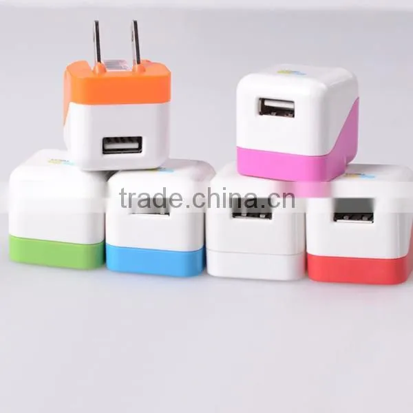 2014 Fashion Color Good Quality Wall Charger For Iphone Wall Charger