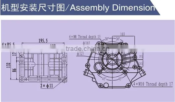 Gasoline Fuel and Pump 6.5hp 188F Generator Usage gasoline engine