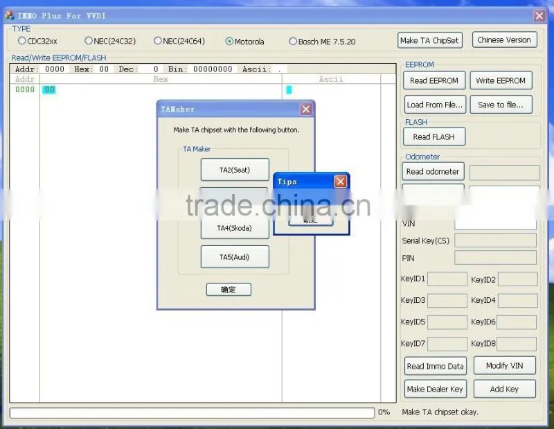 Latest VVDI V3.5.2 Vehicle Diagnostic Interface Update Online and Open Read Pin/CS / MAC Free