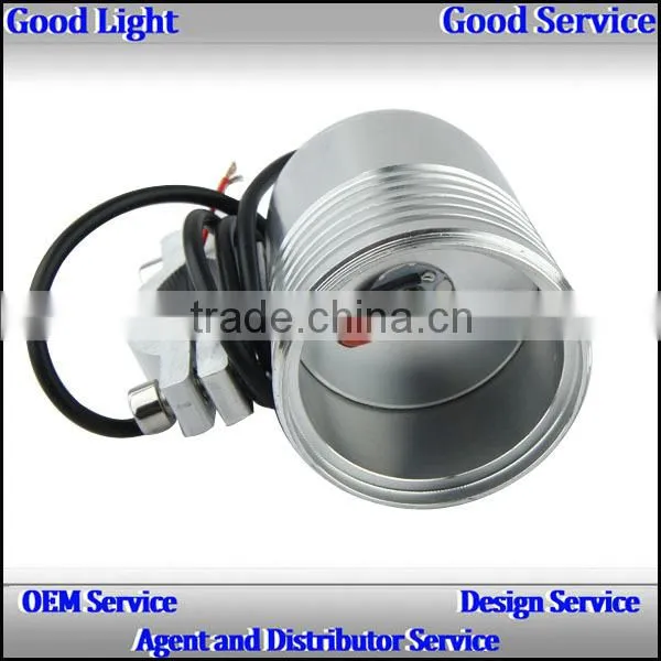 ovovs Top quality 12W silver C-ree led motorcycles lamp 12V with spot light
