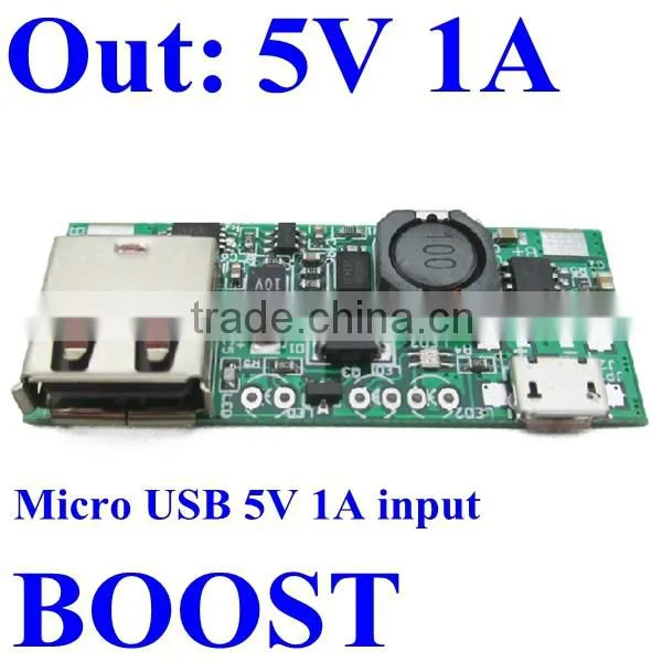 usb charger pcb board circuit 5v 1a for 18650 , polymer lithium battery , 3.7v lithium battery ,mobile battery ,support IPhone
