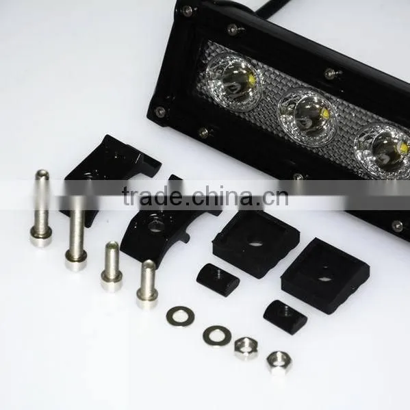 single row 120w slimline led emergency light strip bar waterproof with sliding bracket for 4x4 offroad cars