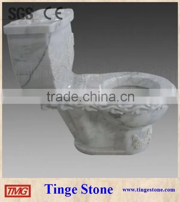 Toilet bide and bathroom tank designs carved natural stone