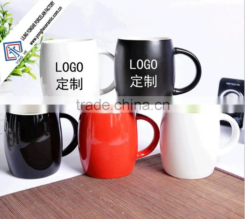 matte black ceramic coffee mug