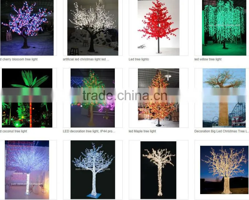small LED table led tree light