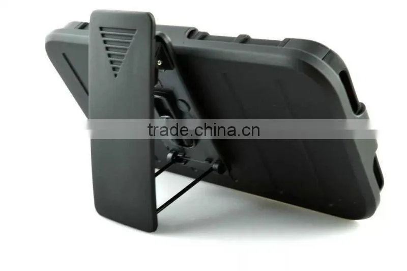 TPU+PC Future Armor Shockproof Hybrid Hard Case Cover + Holster Case For iphone6 Waterproof 3 in 1