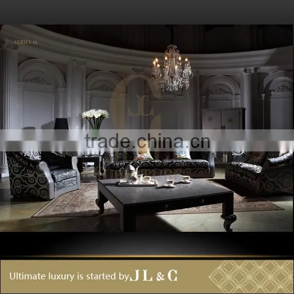 AT14-04 Luxury Living Room Solid Wood Tea Table High-end Furniture Factory Price From China JL&C Furniture
