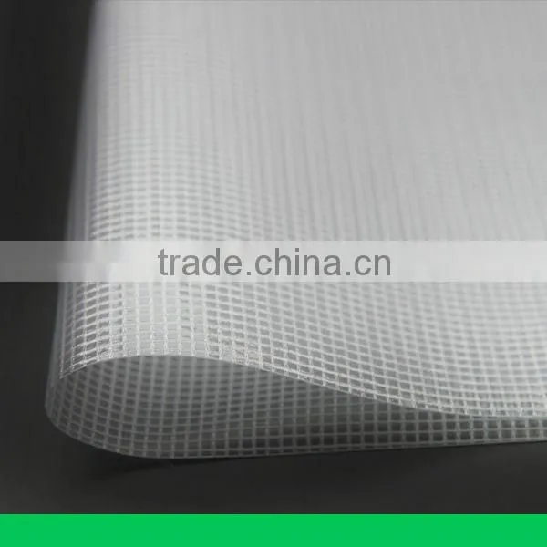 flame-resistant,cold-resistant 200*300D PVC Transparent mesh fabric