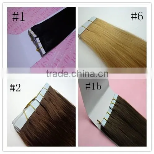 100 russian human hair skin weft tape remy hair extensions