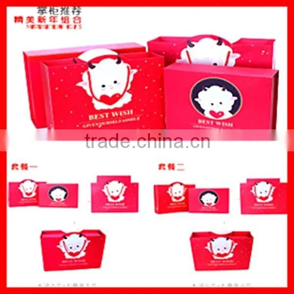 Happy New Year Delicate Design Corrugated Packaging Gift box Wholesale