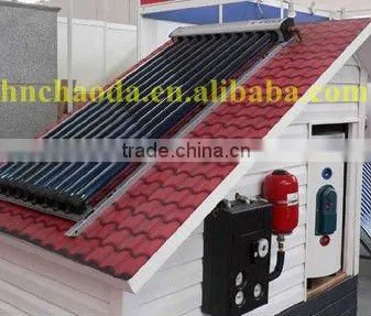 solar water heater working station