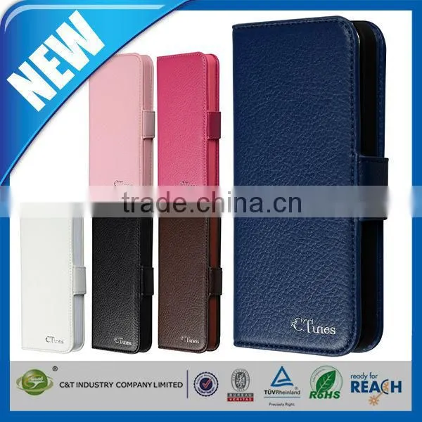 C&T S Pattern PU Leather Wallet Type Magnet Design Flip Stand Case for Nokia Lumia 730