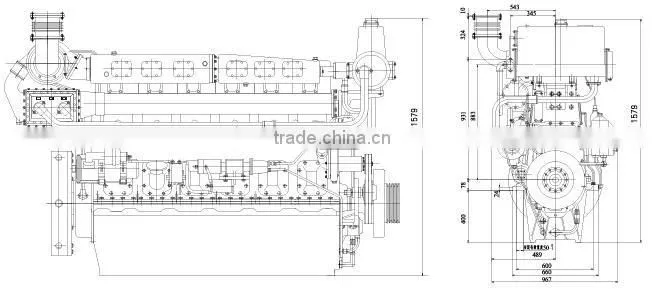 Low Price! Weichai Marine Diesel Engine with CCS Certificate