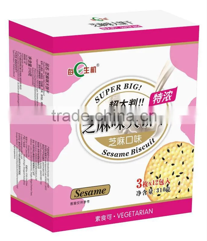 Super Big Biscuit Cracker With Fresh Sping Onion