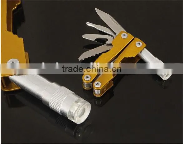 OEM Mini Multifunctional pliers with LED flashlight