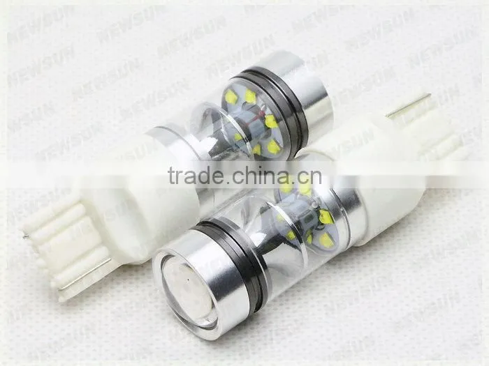15SMD C ree XBD T20 singal contact LED Bulbs For Front / Rear Turn Signal Lights 12V White auto parking car drl fog light