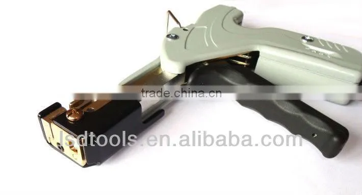 LS-338 stainless cable tie machine apply to fastening cables and wires quickly, LSD professional fastening tool cable tie gun