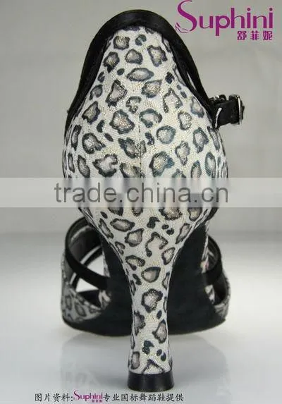 Suphini Super Hot Design Latin Dance Shoes Leopard