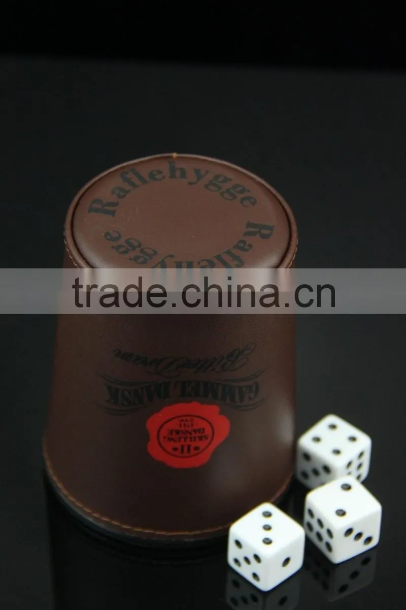 direct factory wholsale customized logo dice cup with dice