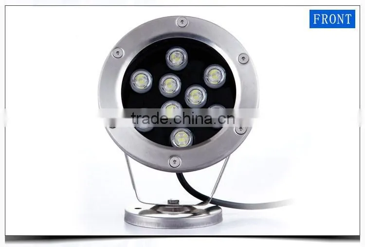 2015 Hot selling led underwater fountain light swimming pool underwater lightling 9W