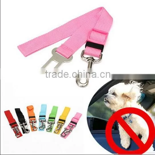 Adjustable Pet Cat Dog Car Vehicle Safety Seat Belt / dog car Harness Lead / pet safety belt