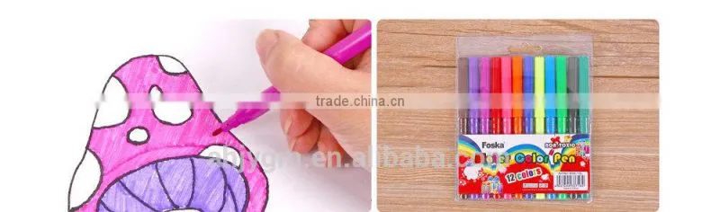 6/12/18/24/30/36 Colors Plastic Water Color Pen/felt tip pen