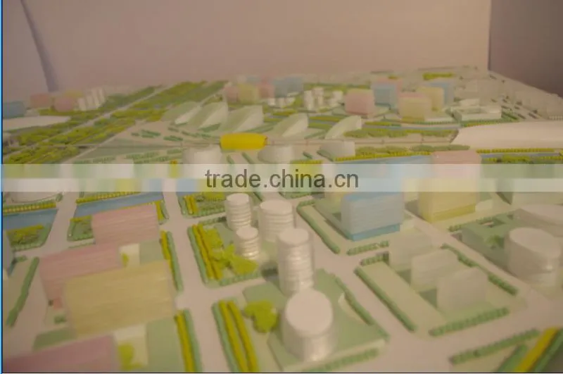Scale 1/1000 City Programming Project Architectural Model Design