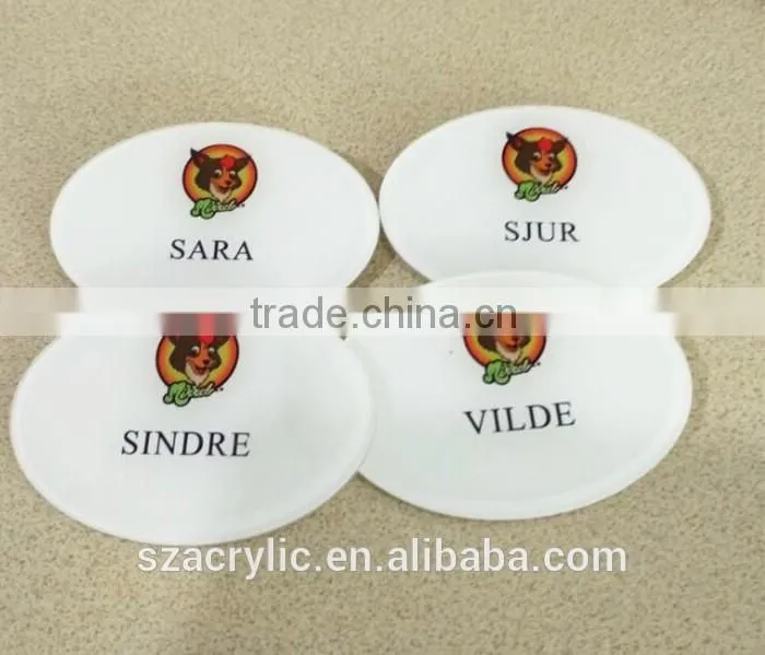 with different names acrylic name badges