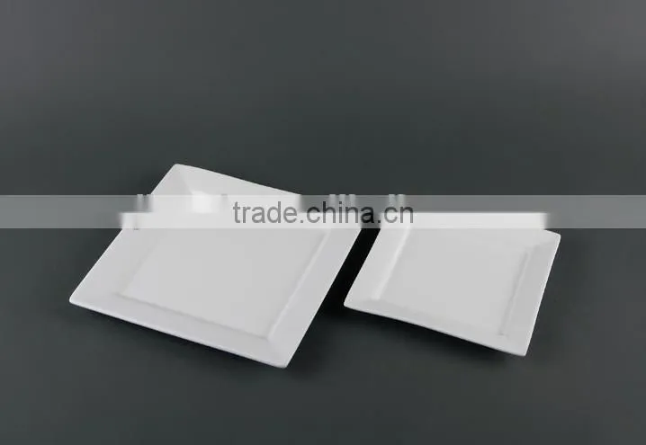 Square Porcelain Catering Serving Plate Charger plate Dinner Plates