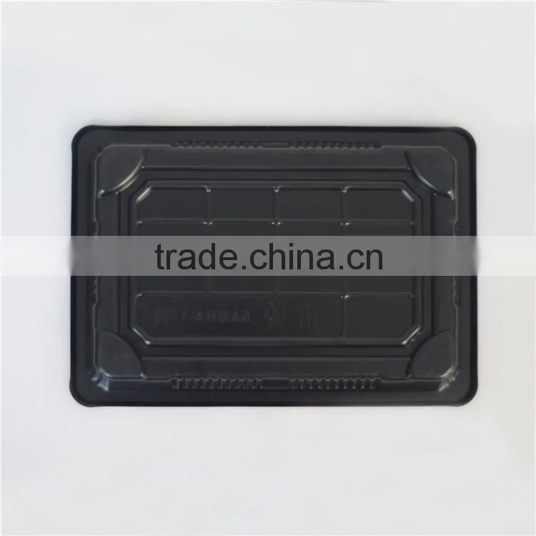 SM1-1103JY-B Disposable Plastic Take Away Printed Sushi Tray For Food Packaging