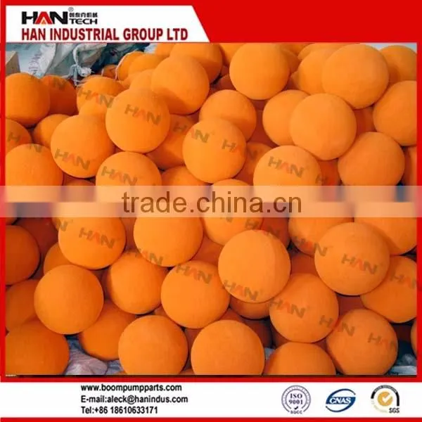 low price with high quality Cleaning rubber sponge ball Concrete hard cleaning sponge