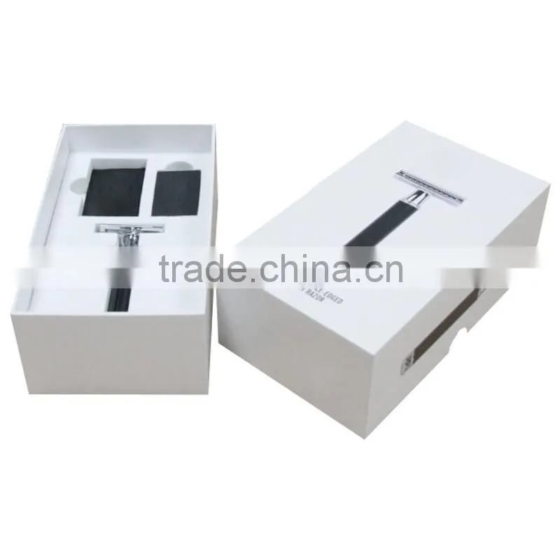 Luxury custom printed shaving razor packaing box