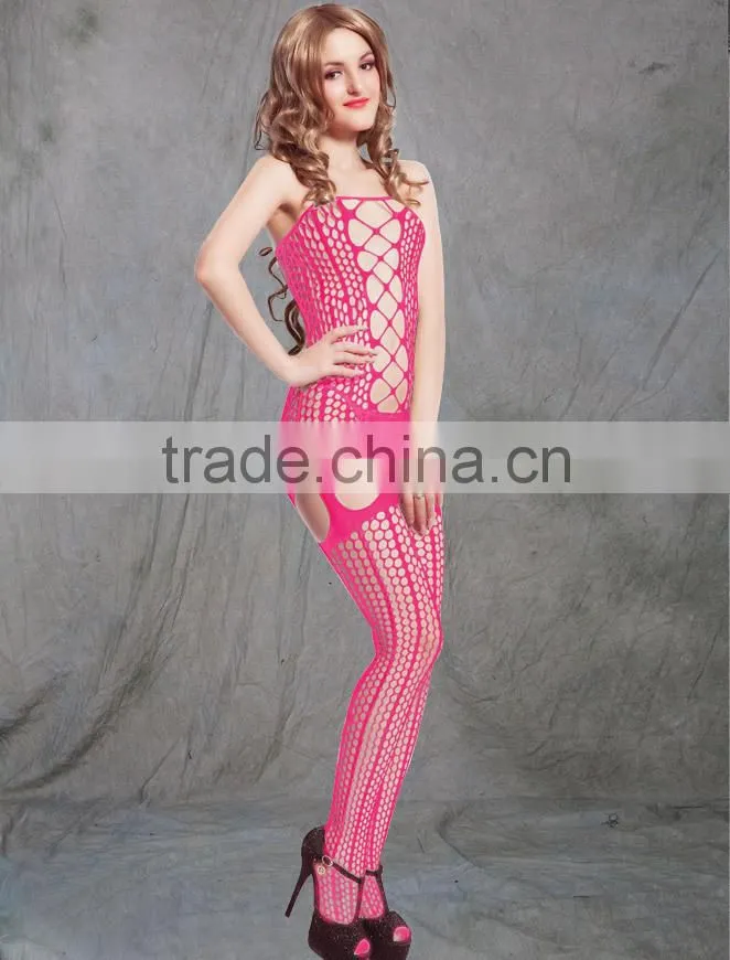 Colorful Design Beautiful Pattern Hot Sexy Women Nude Bodystocking