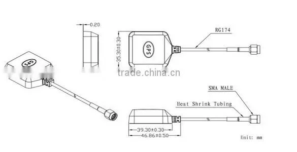 China supplier high quality GPS Active external Antenna