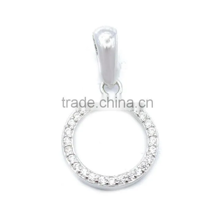 Wholesale 925 sterling silver circle pendant