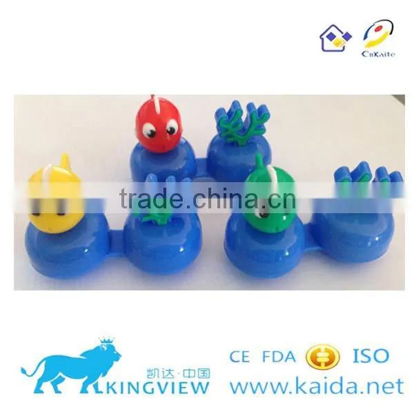 L and R color dual contact lens case FDA approval