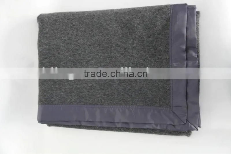 cheap wool cable blankets/bed throws