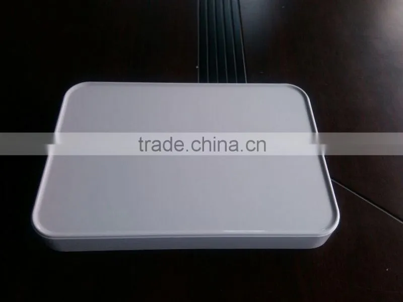 melamine rectangle tray with handles