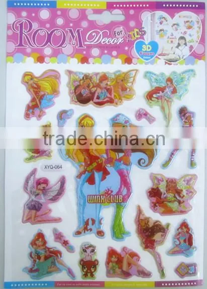 decoration butterfly 3D stickers ,butterfly sticker