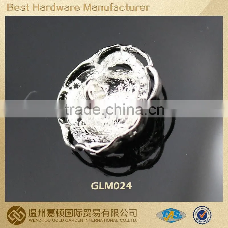 flower design bulk crystal rhinestone decorative sewing buttons